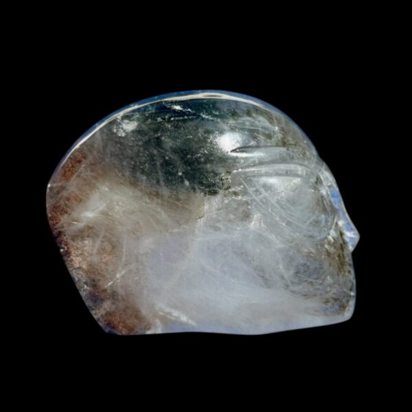 Alien Garden Quartz Crystal Skull – Chlorite Inclusions