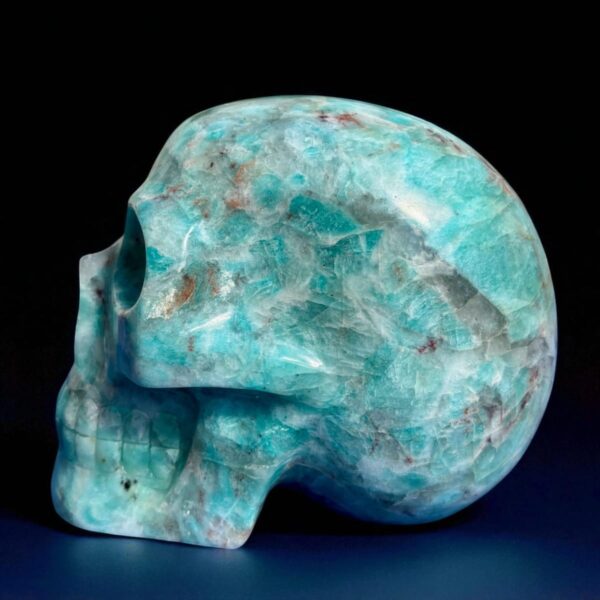 Large Amazonite Skull by Walmere