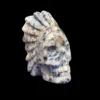 Rare Dendritic Agate Crystal Skull | Hand-Carved Shaman Style
