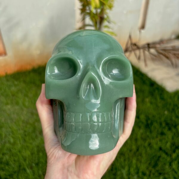 IMG_0347.jpeg Large green aventurine skull
