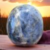 IMG_0647-Photoroom-1.jpg Large Sodalite Skull - Electric Blue Sodalite