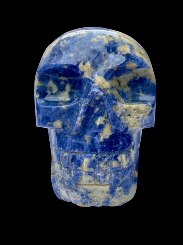 Sunset sodalite skull