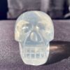 Moon quartz crystal skull