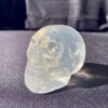 Moon quartz crystal skull