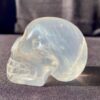 Moon quartz crystal skull