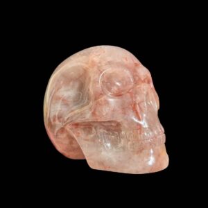 Fire Quartz Crystal Skull
