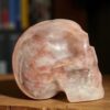 Fire Quartz Crystal Skull