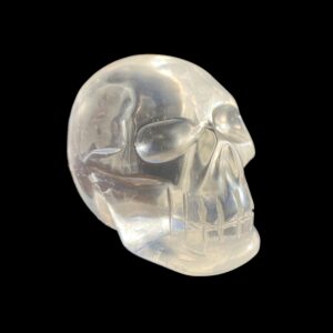 Lemurian quartz crystal skull