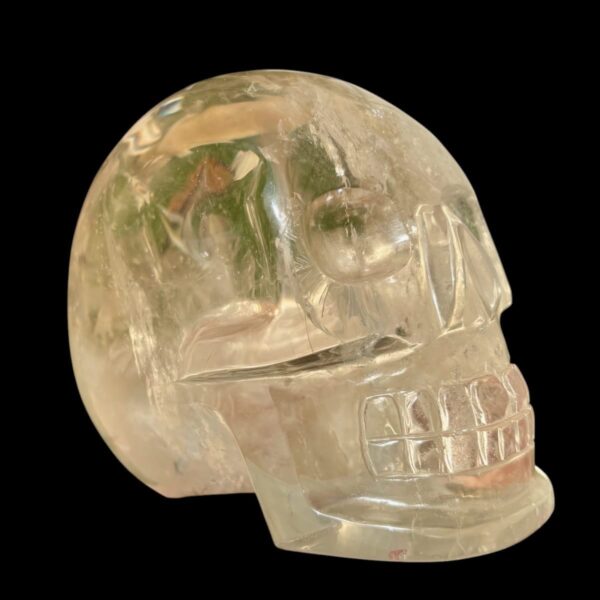 IMG_3458.jpg Large Citrine Crystal Skull with Rainbows