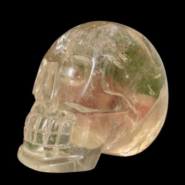 IMG_3459.jpg Large Citrine Crystal Skull with Rainbows