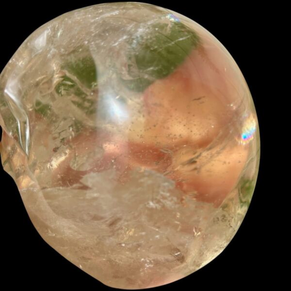 IMG_3463.jpg Large Citrine Crystal Skull with Rainbows
