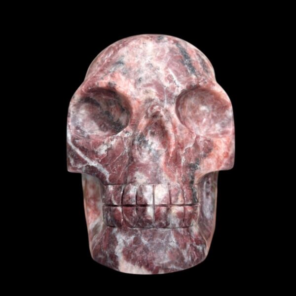 Hematite in Magnesite Crystal Skull – 1.9kg