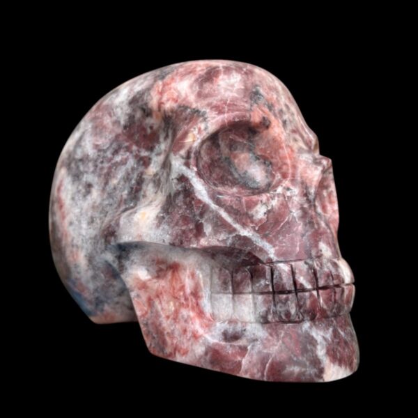 Hematite in Magnesite Crystal Skull – 1.9kg