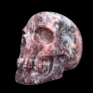 Hematite in Magnesite Crystal Skull – 1.9kg