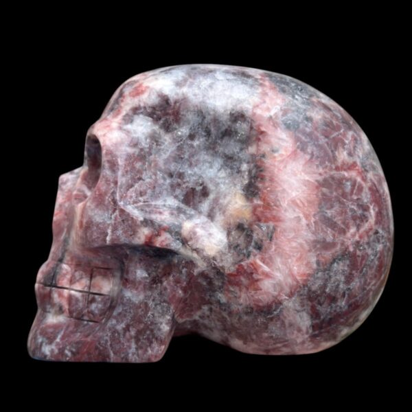 Hematite in Magnesite Crystal Skull – 1.9kg