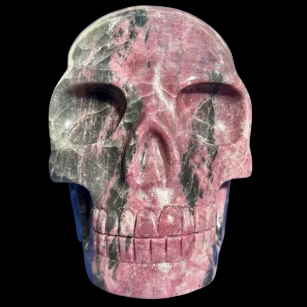 Large Rhodonite skull - 2.85 kg