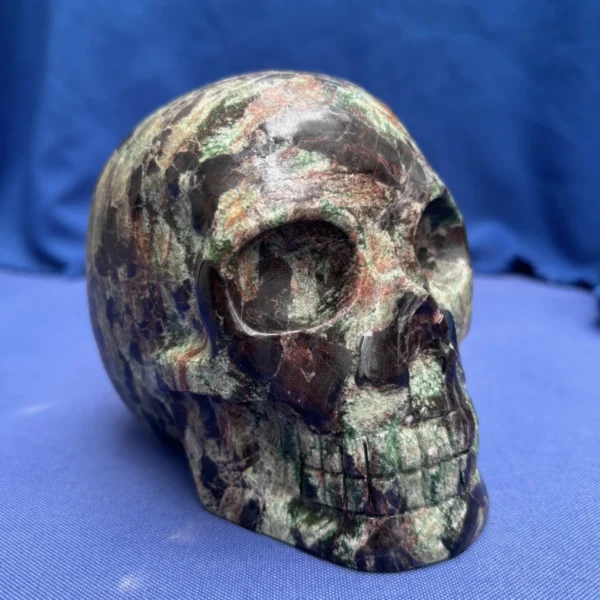 Rare Fuchsite Crystal Skull | RESERVED