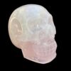 Rose quartz crystal skull