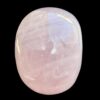 Rose quartz crystal skull