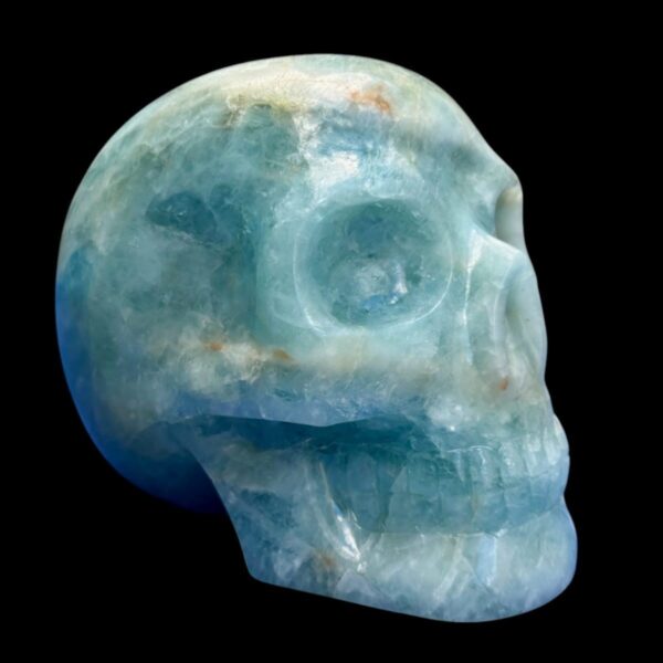 Large-aquamarine-skull2.jpg Large Aquamarine Crystal Skull โ 2.17 kg