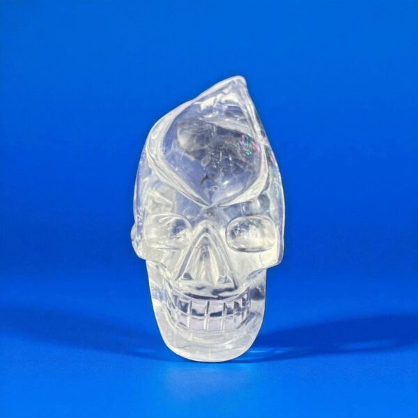 Top-Quality Lemurian Quartz Traveler Skull