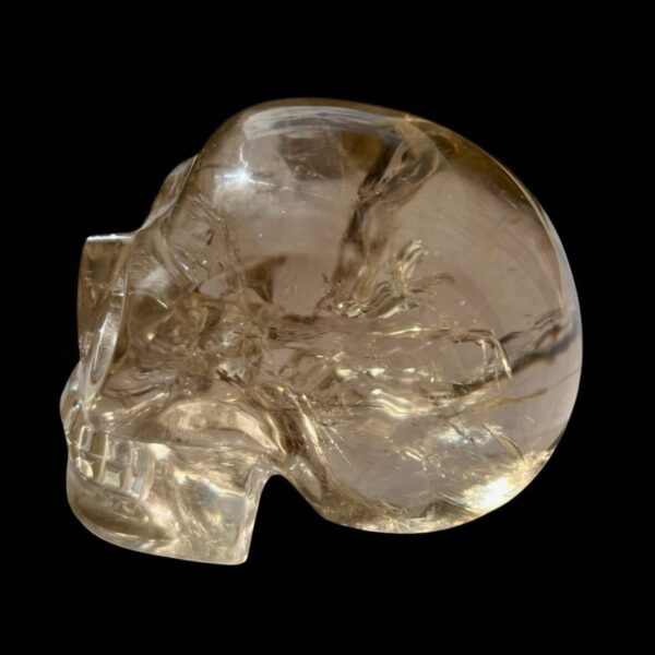 Lemurian Smoky Quartz Skull