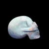 Blue Trolleite Crystal Skull – Hand-Carved – Hand-Carved