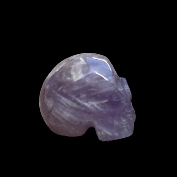 Transparent Amethyst Crystal Skull