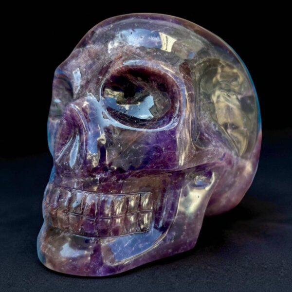 Dark Amethyst Skull by Walmere