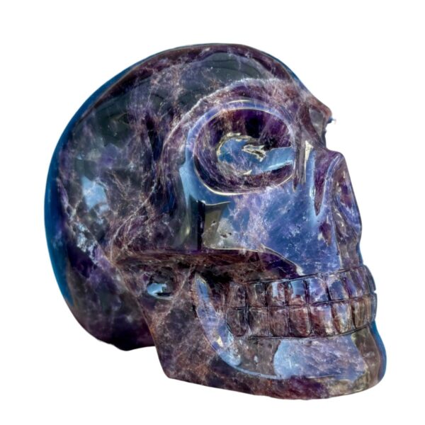 Dark Amethyst Skull by Walmere