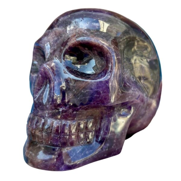Dark Amethyst Skull by Walmere