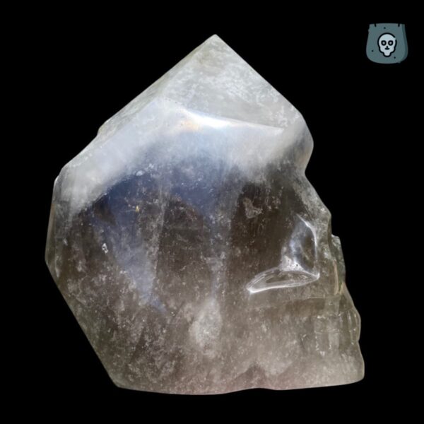 elestial-smoky-quartz-skull1-1.jpeg Elestial smoky quartz skull with green muscovite