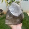 elestial-smoky-quartz-skull5-1.jpeg Elestial smoky quartz skull with green muscovite