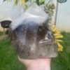 elestial-smoky-quartz-skull6-1.jpeg Elestial smoky quartz skull with green muscovite
