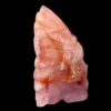 Fire Quartz Feathered Shaman Skull