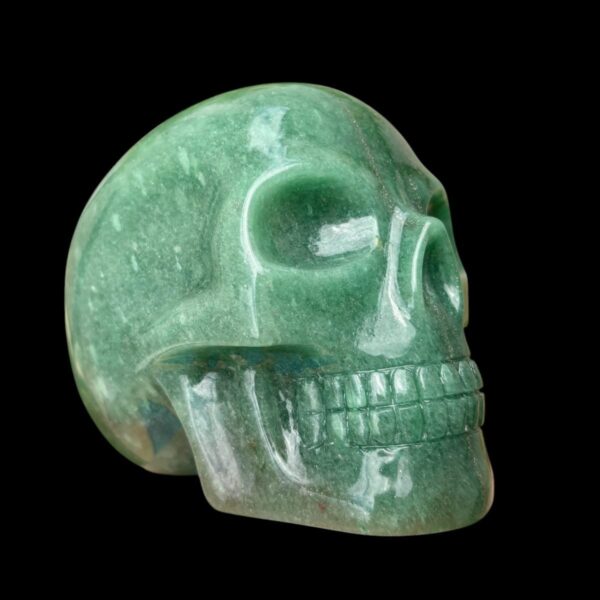 green-aventurine-skull1.jpg Green Aventurine Skull with Pyrite Inclusions