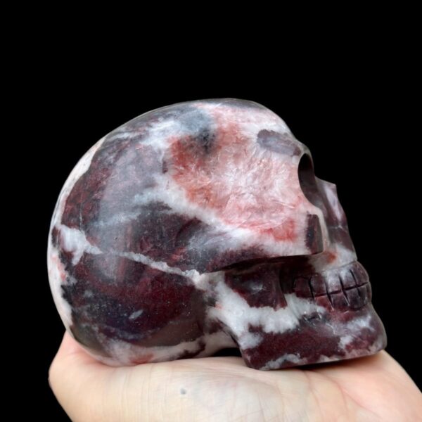 Magnesite with Iron & Manganese Crystal Skull – 987g