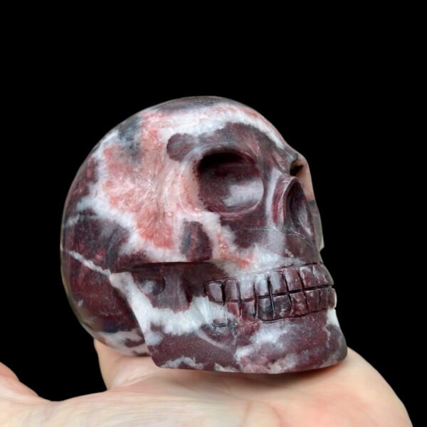 Magnesite with Iron & Manganese Crystal Skull – 987g