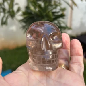 smoky-quartz-skull-245g.webp Smoky Quartz Crystal Skull - 245g