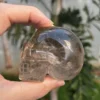 Smoky Quartz Crystal Skull - 245g