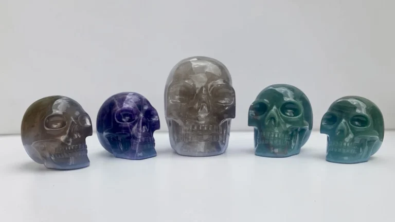 Five real crystal skulls